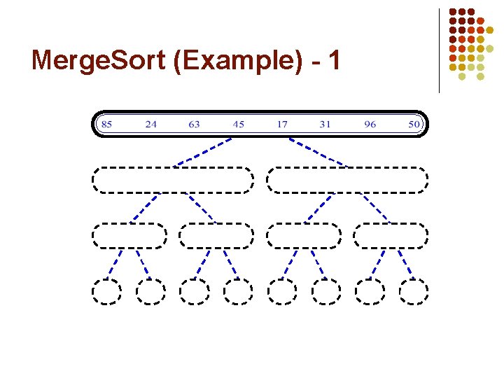 Merge. Sort (Example) - 1 