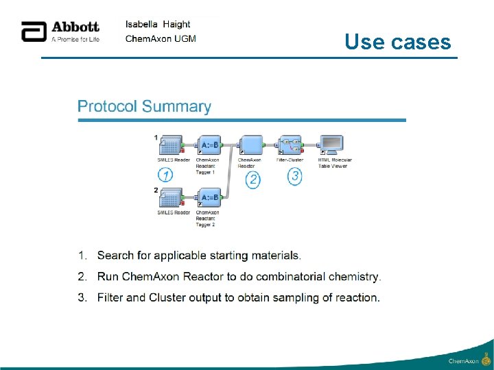 Use cases 