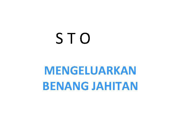 STO MENGELUARKAN BENANG JAHITAN 