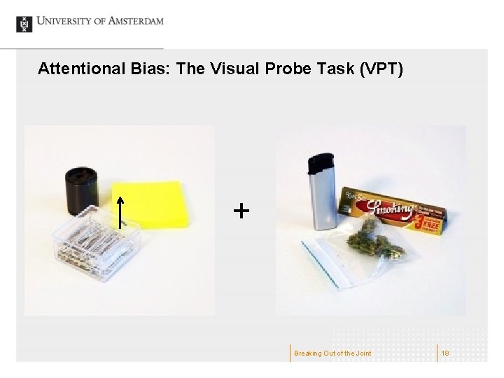 Attentional Bias: The Visual Probe Task (VPT) + Breaking Out of the Joint 18