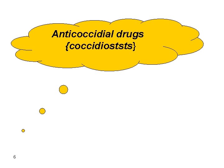 Anticoccidial drugs {coccidioststs} 6 