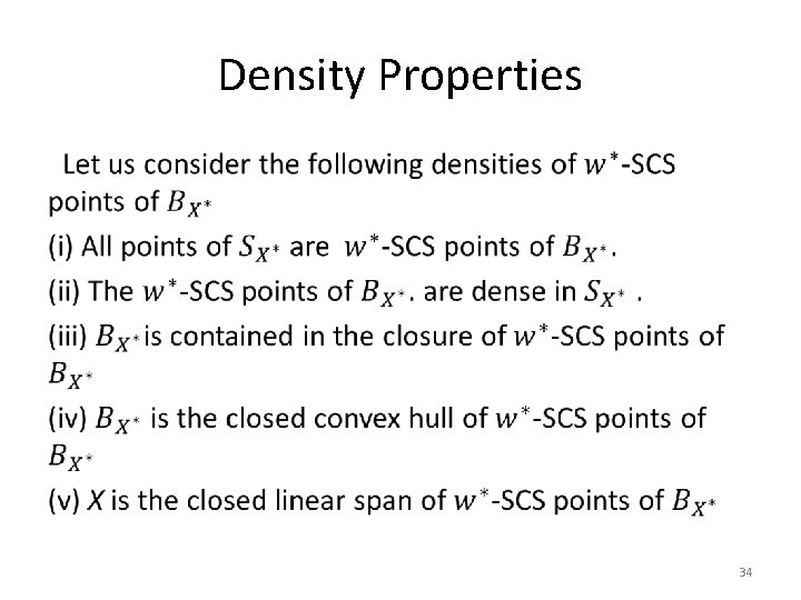 Density Properties • 34 