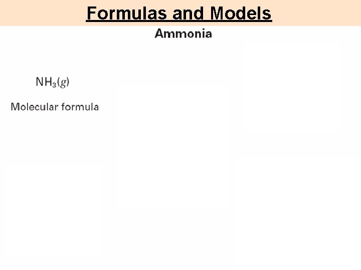 Formulas and Models 