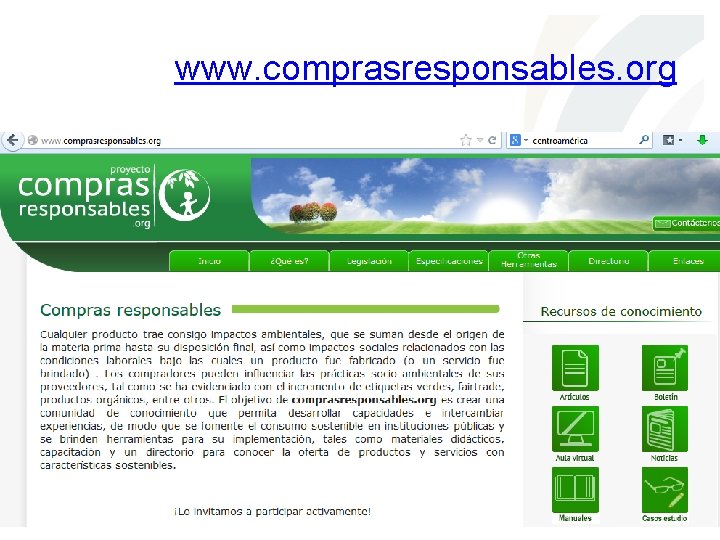 www. comprasresponsables. org 