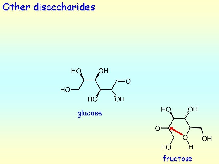 Other disaccharides glucose fructose 