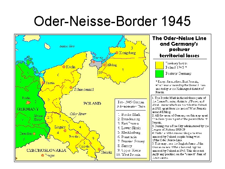 Oder-Neisse-Border 1945 