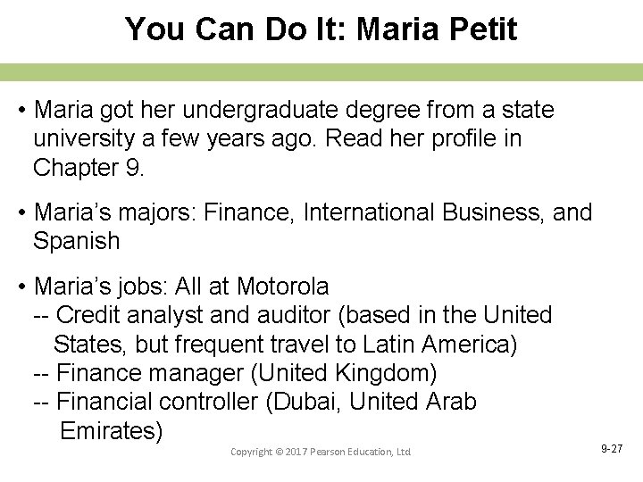 You Can Do It: Maria Petit • Maria got her undergraduate degree from a