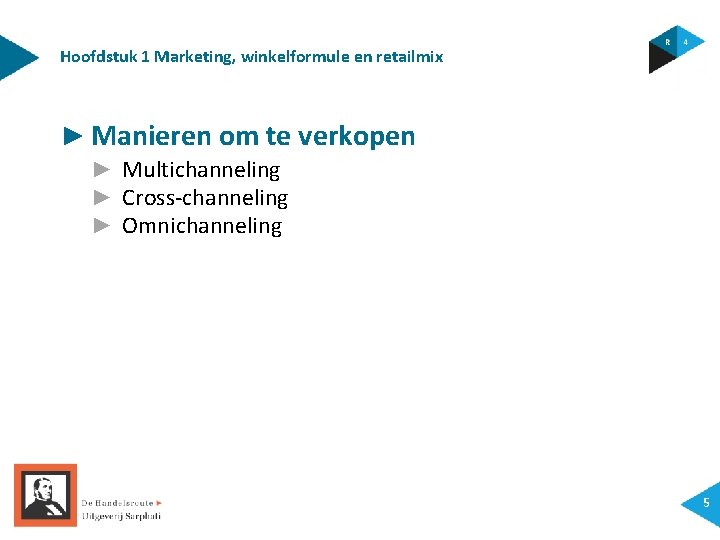 Hoofdstuk 1 Marketing, winkelformule en retailmix ► Manieren om te verkopen ► Multichanneling ►