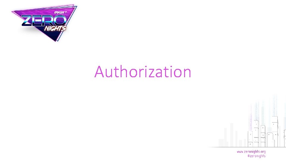 Authorization 