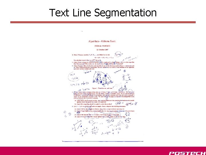 Text Line Segmentation 