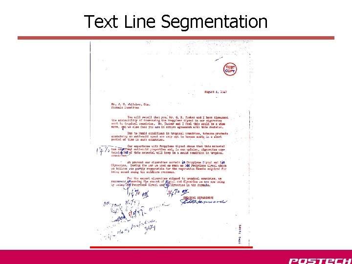 Text Line Segmentation 