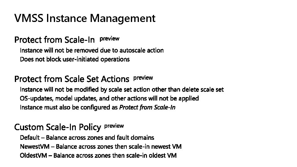 VMSS Instance Management 