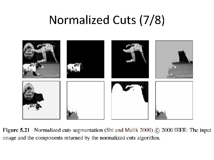 Normalized Cuts (7/8) 