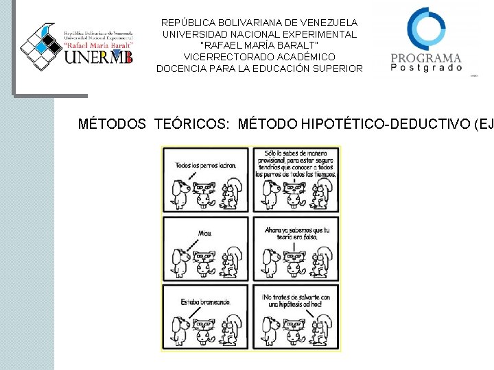 REPÚBLICA BOLIVARIANA DE VENEZUELA UNIVERSIDAD NACIONAL EXPERIMENTAL “RAFAEL MARÍA BARALT” VICERRECTORADO ACADÉMICO DOCENCIA PARA