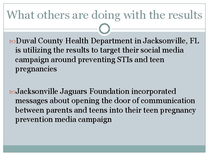 What others are doing with the results Duval County Health Department in Jacksonville, FL