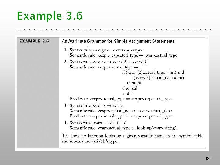 Example 3. 6 104 Example 3. 6 104