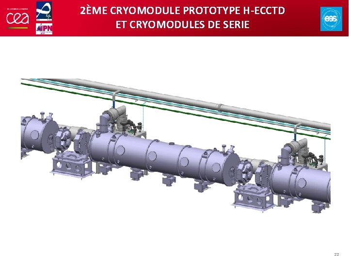 2ÈME CRYOMODULE PROTOTYPE H-ECCTD ET CRYOMODULES DE SERIE 22 