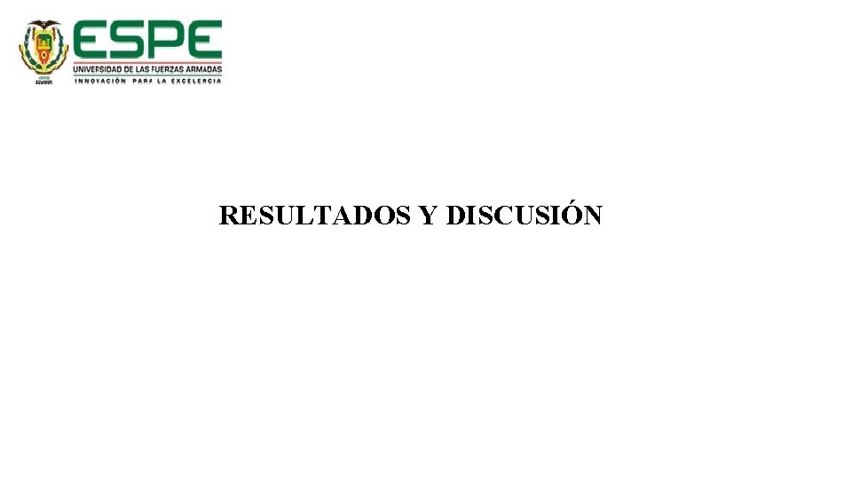 RESULTADOS Y DISCUSIÓN 