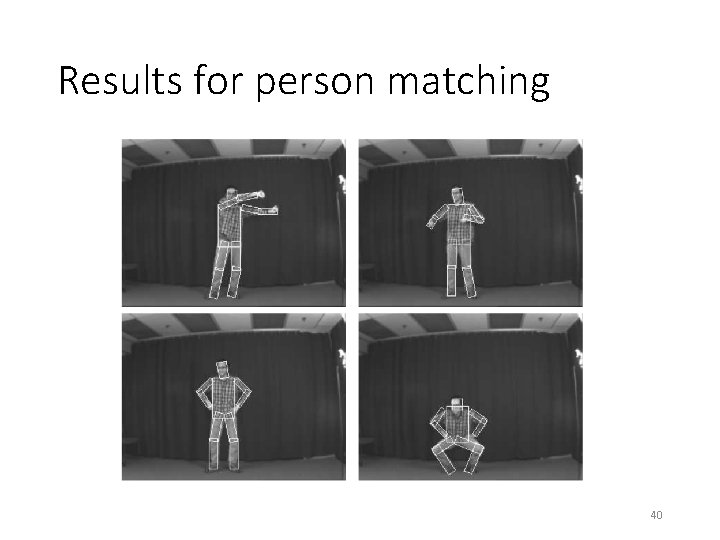 Results for person matching 40 
