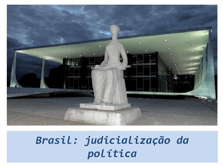 Brasil: judicialização da política 