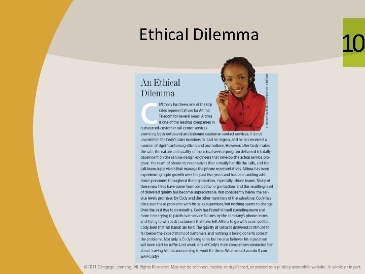 Ethical Dilemma 10 