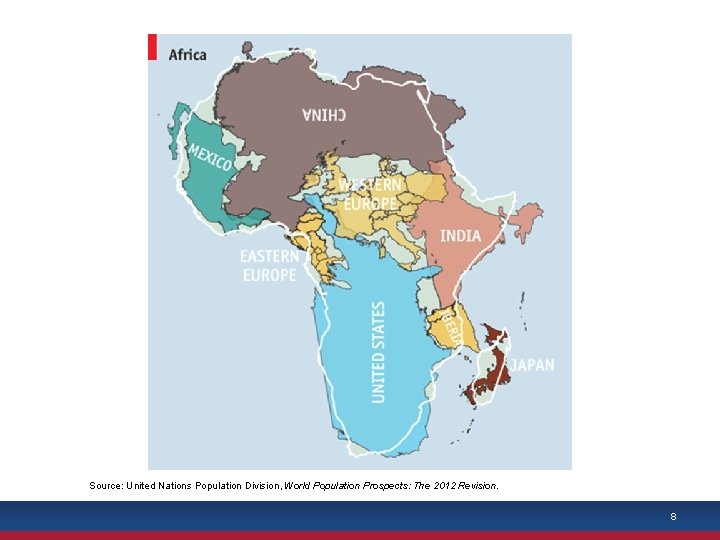 Source: United Nations Population Division, World Population Prospects: The 2012 Revision. 8 