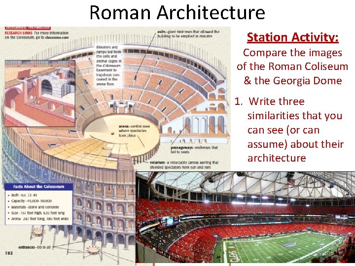 Roman Architecture • Who influenced the Romans in architecture? • What is one unique