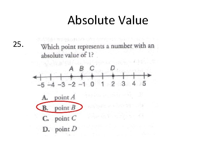 Absolute Value 25. 