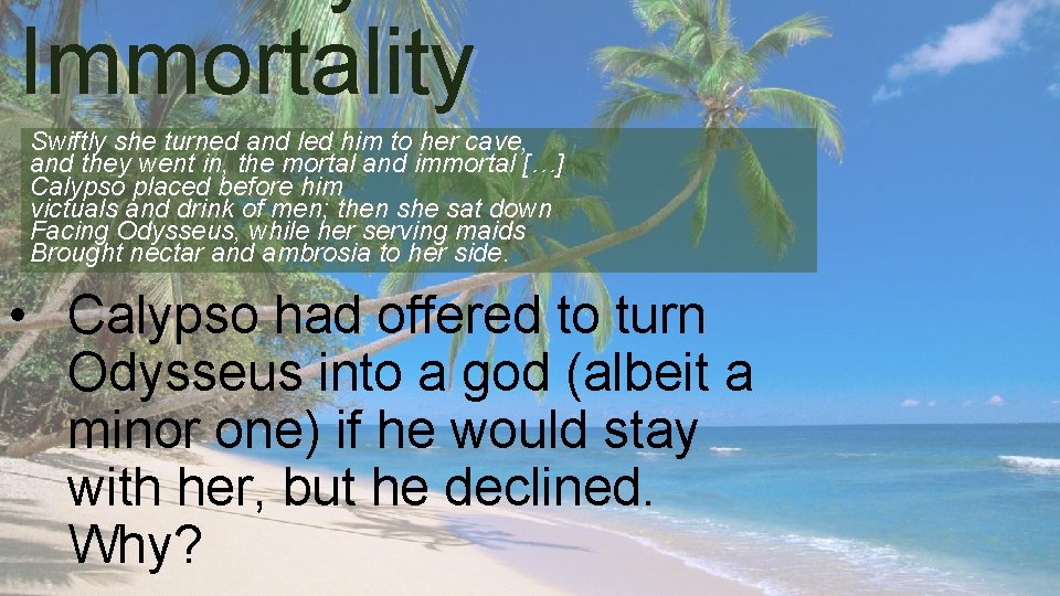 The Odyssey Book 5 Discussion Points and Questions