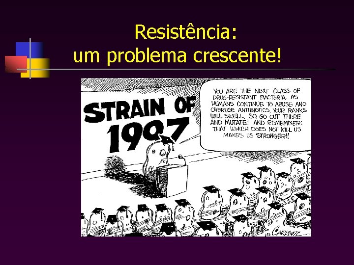 Resistência: um problema crescente! 