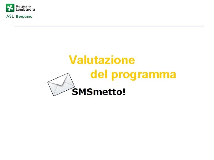 Valutazione del programma 