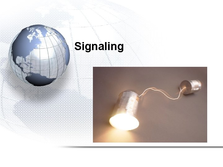 Signaling 