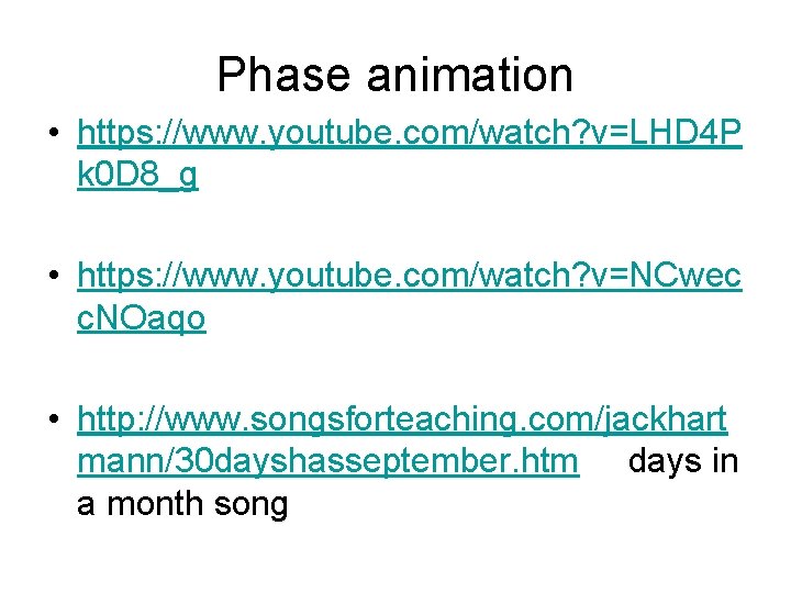 Phase animation • https: //www. youtube. com/watch? v=LHD 4 P k 0 D 8_g