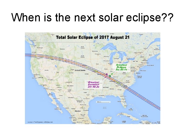 When is the next solar eclipse? ? 