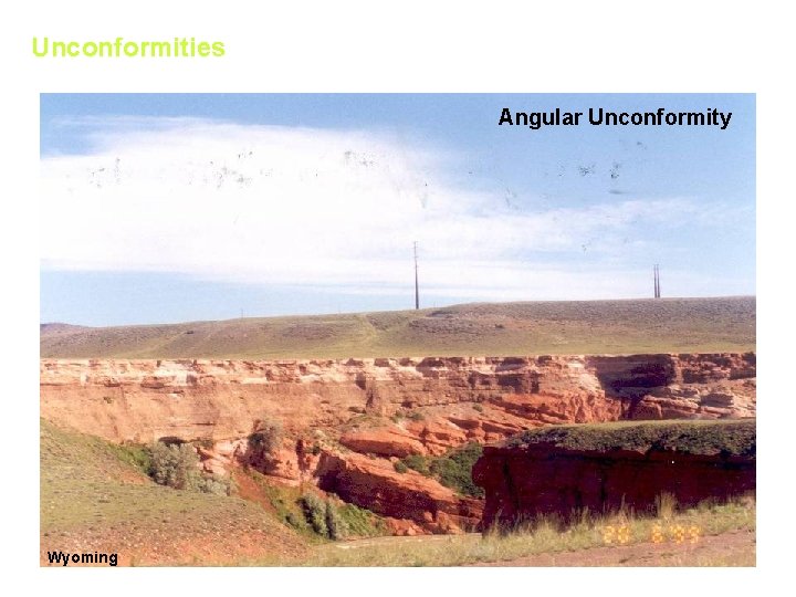 Unconformities Angular Unconformity Wyoming 