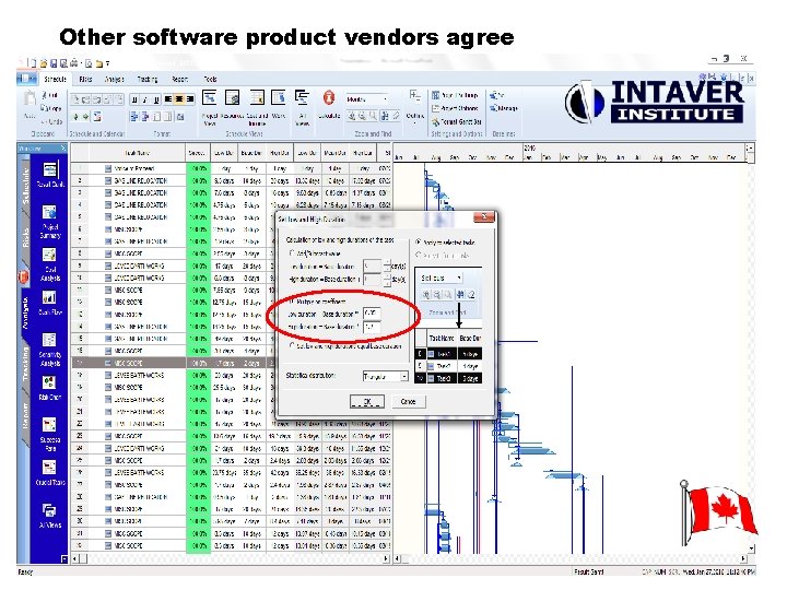 Other software product vendors agree 