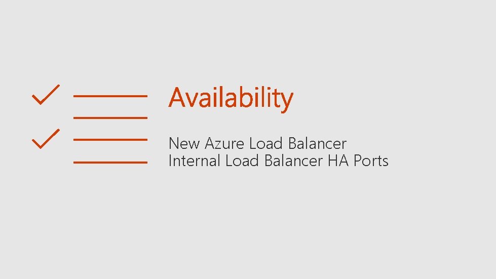 New Azure Load Balancer Internal Load Balancer HA Ports 