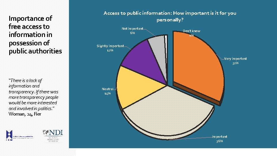 Importance of free access to information in possession of public authorities Access to public