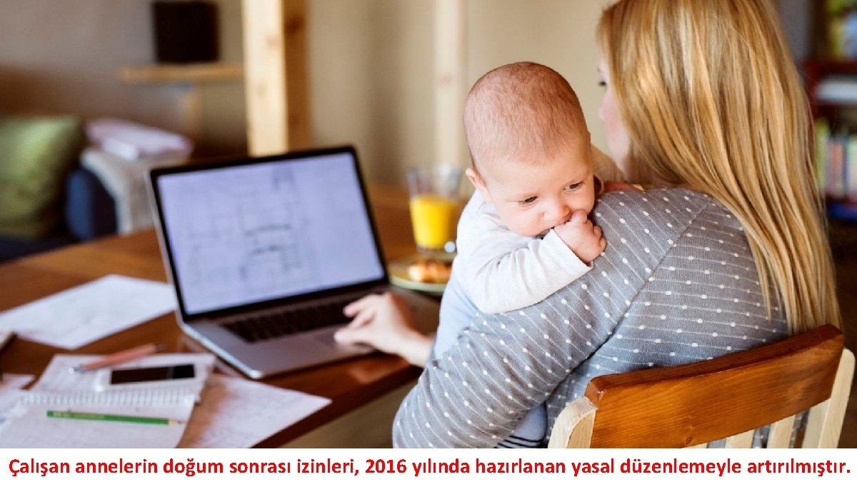 Çalışan annelerin doğum sonrası izinleri, 2016 yılında hazırlanan yasal düzenlemeyle artırılmıştır. 