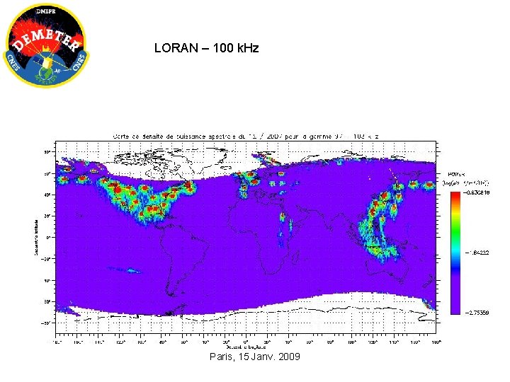 LORAN – 100 k. Hz Paris, 15 Janv. 2009 