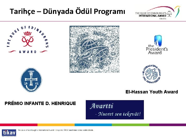 Tarihçe – Dünyada Ödül Programı El-Hassan Youth Award PRÉMIO INFANTE D. HENRIQUE 