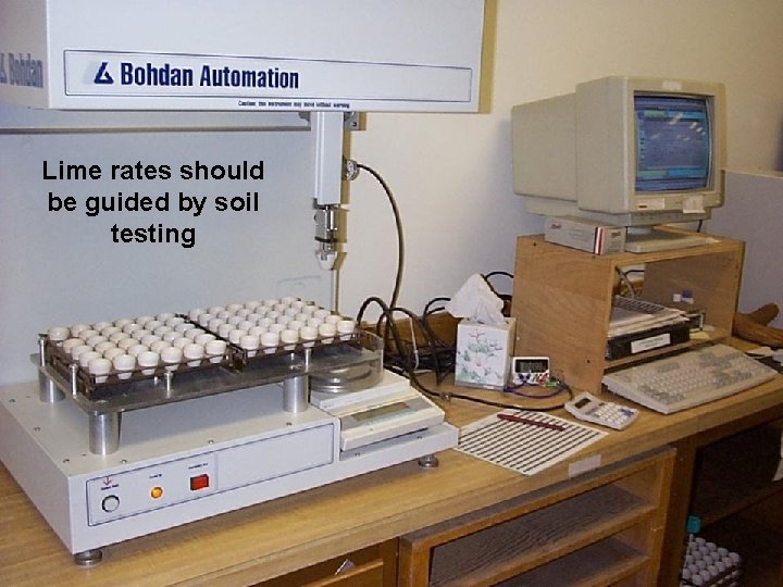 Lime rates should be guided by soil testing 