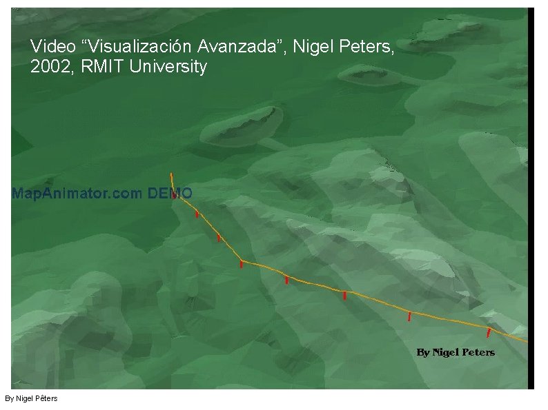 Video “Visualización Avanzada”, Nigel Peters, 2002, RMIT University By Nigel Pêters 