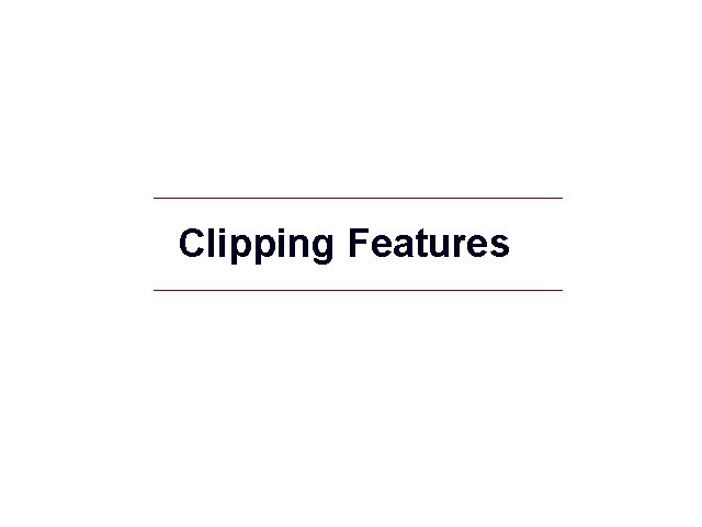 Clipping Features GIS 19 