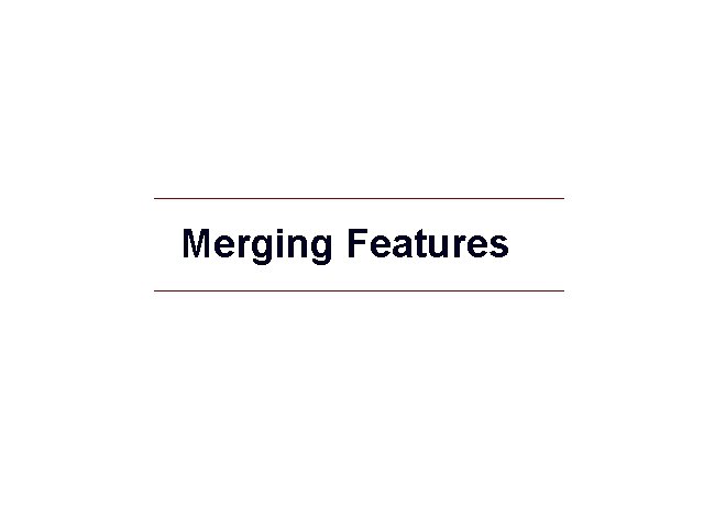 Merging Features GIS 34 