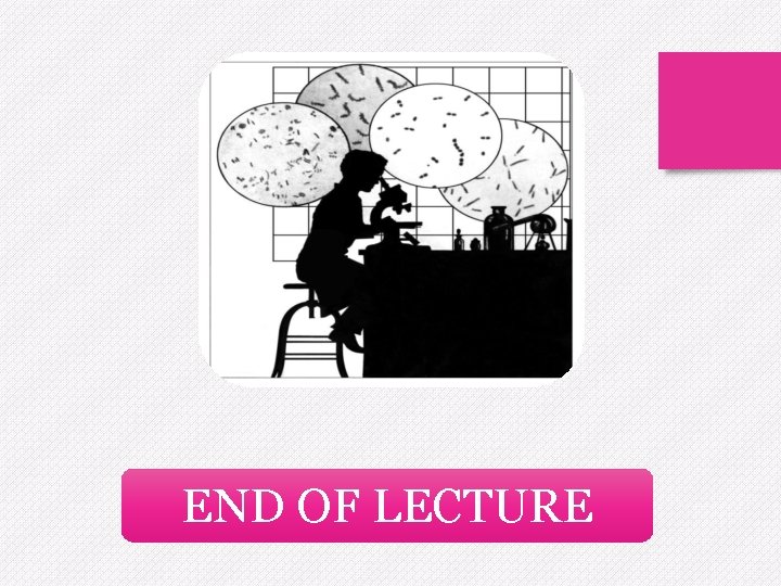 END OF LECTURE END OF LECTURE