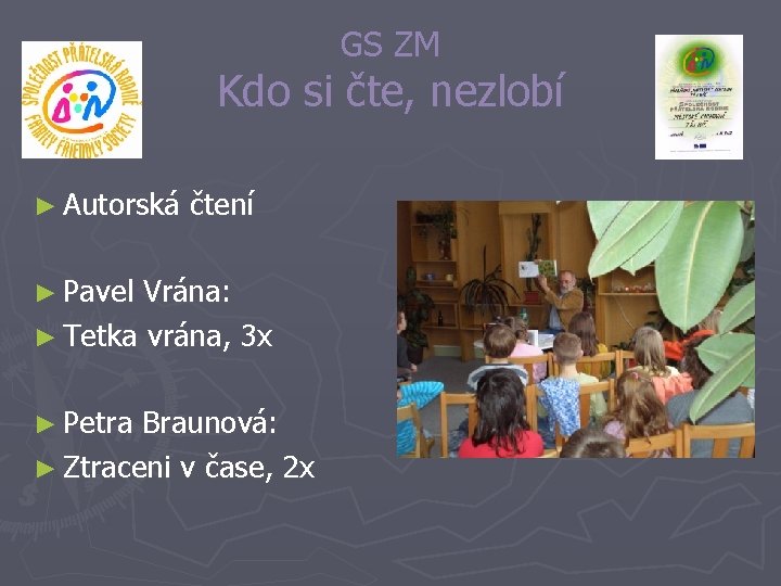 GS ZM Kdo si čte, nezlobí ► Autorská čtení ► Pavel Vrána: ► Tetka