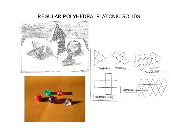 REGULAR POLYHEDRA. PLATONIC SOLIDS 