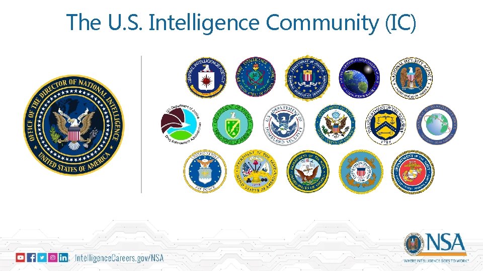 The U. S. Intelligence Community (IC) 