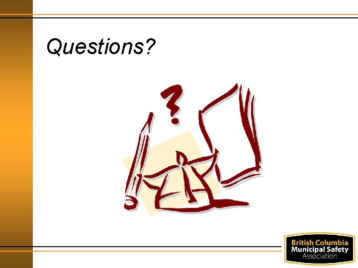 Questions? 